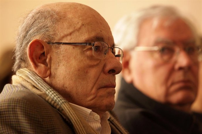 Fèlix Millet junto a Jordi Montull en el juicio por el caso Palau