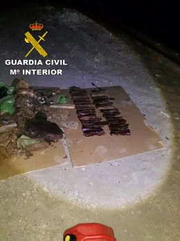 Explosivo tipo goma 1 abandonados en Gran Canaria