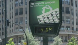 Los termometros llegarán a los 40 grados.