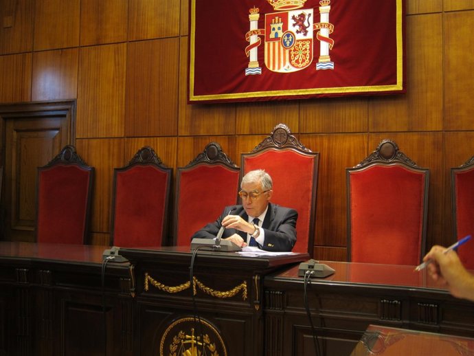 L presidente del Tribunal Superior de Justicia de Asturias (TSJA), Ignacio Vidau