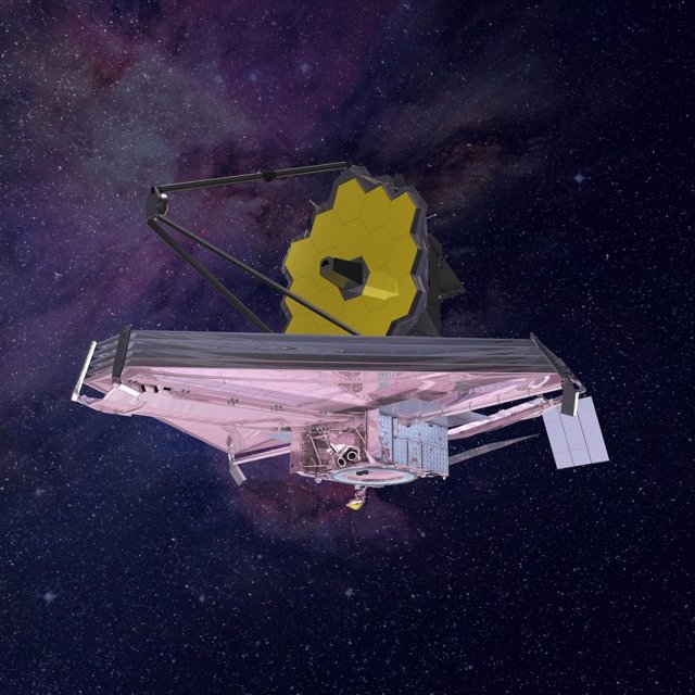 Concepto artístico del JWST