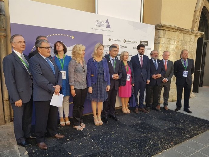 Neus Munté en la 28ena Trobada empresarial al Pirineu