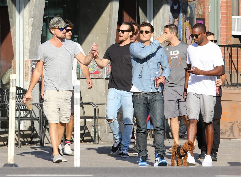  Leonardo Dicaprio, Orlando Bloom, Tobey Magui