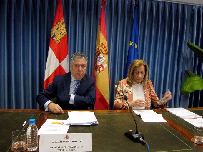 Tomás Burgos, en la Delegación del Gobierno en CyL.                    