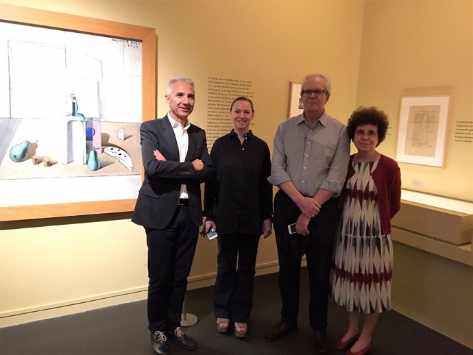 El consejero de Cultura, en Madrid, en la exposición dedicada a Lorca 