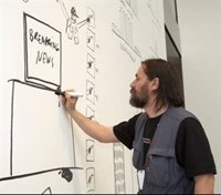 El artista rumano Dan Perjovschi pintará un mural sobre la desigualdad en el CCCB