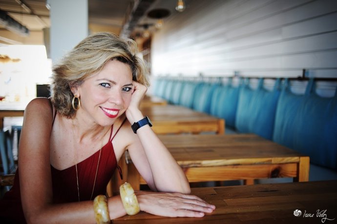 Marina Bernal fue también pregonera del Festival del Moscatel. 