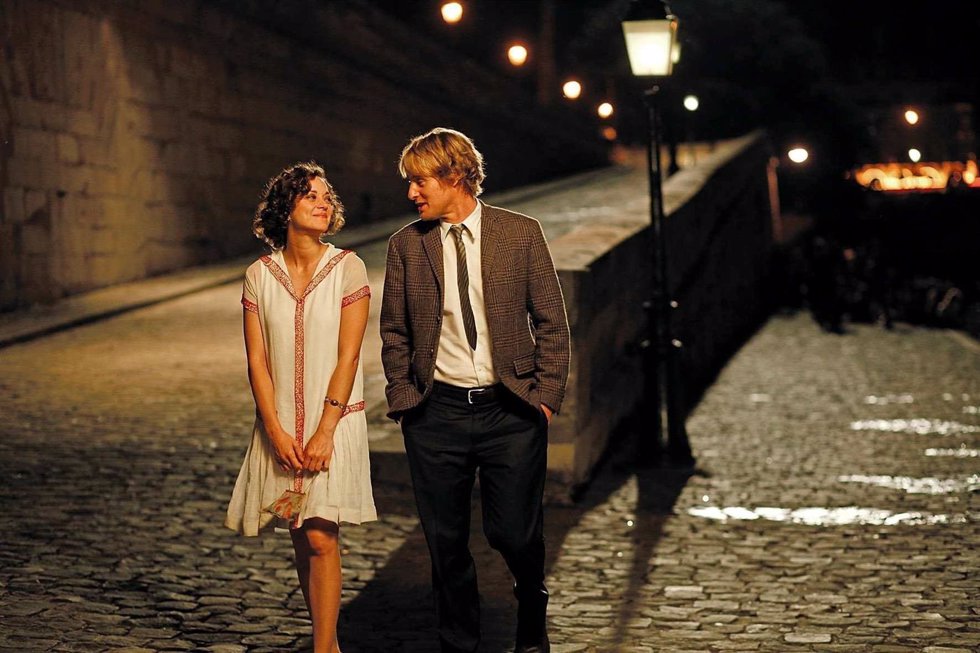 MIDNIGHT IN PARIS, from left: Marion Cotillard, Owen Wilson, 2011. Sony Picture