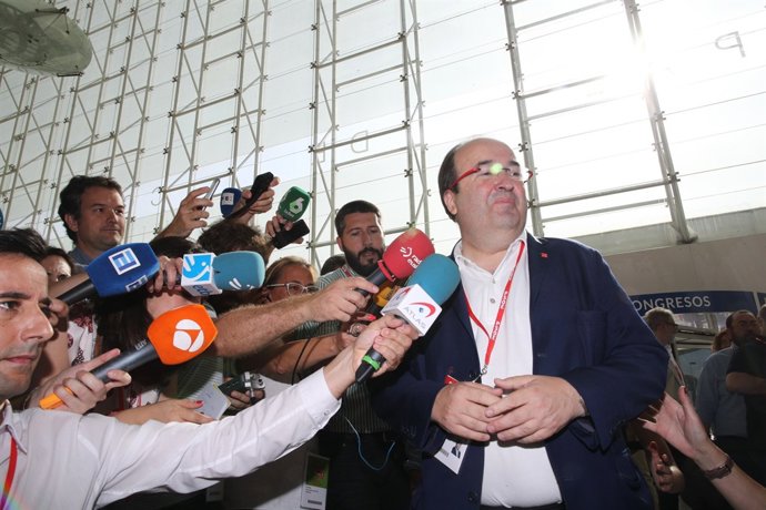  Iceta A La seva Arribada Al Congrés Del PSOE