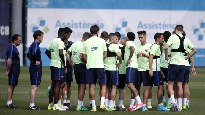 Barcelona entrenamiento