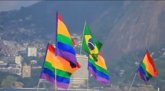 Foto: Sao Paulo se prepara para la celebración de la marcha del orgullo gay