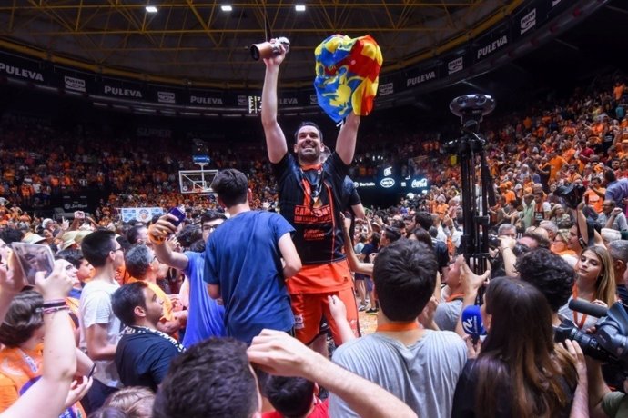 Valencia Basket celebración Liga Endesa ACB