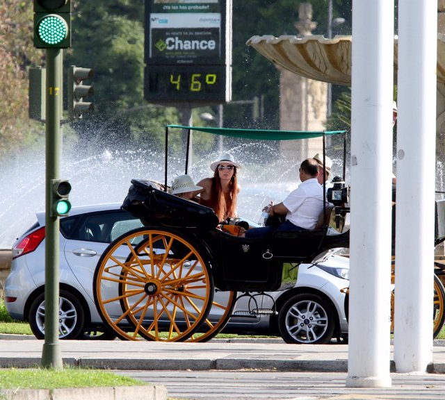 Ola de calor en Sevilla