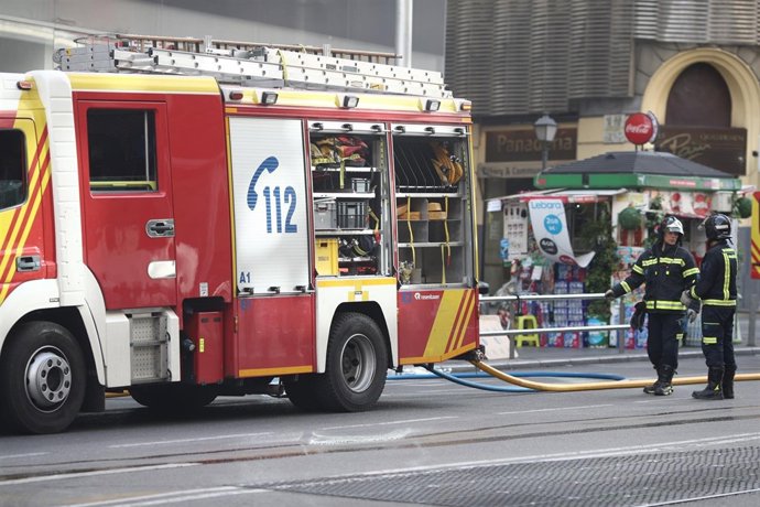 Camión de bomberos de Madrid, bombero