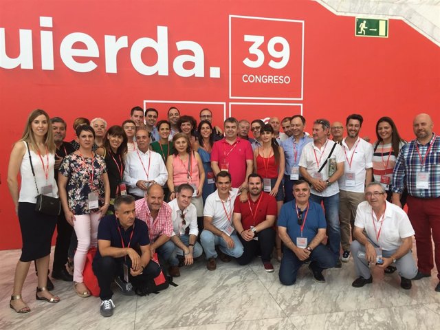 Delegación del PSN en el congreso del PSOE