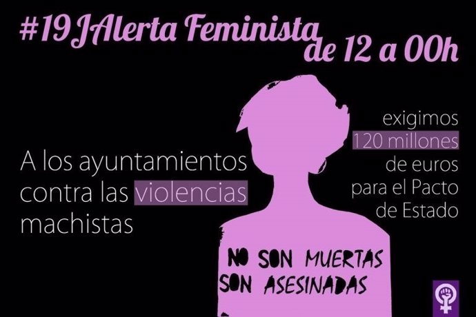 Convocatoria de plataformas feministas contra la violencia de género