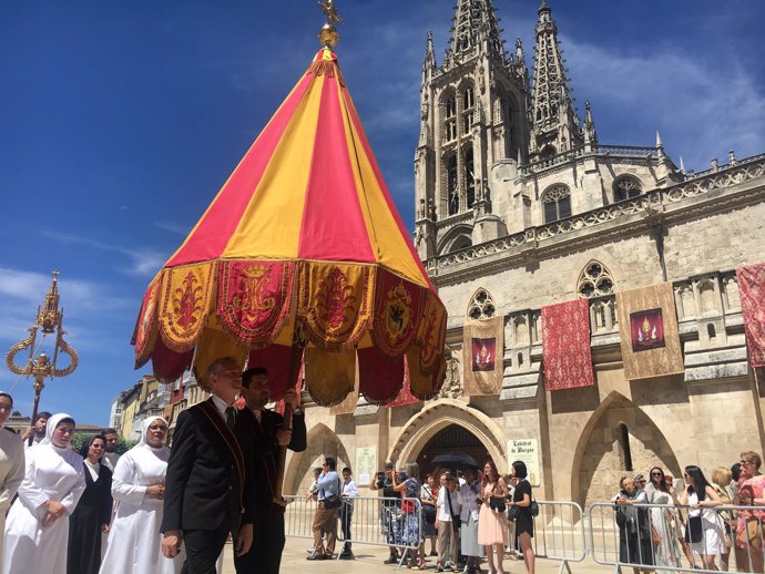 Burgos. Procesión del Corpus Christi