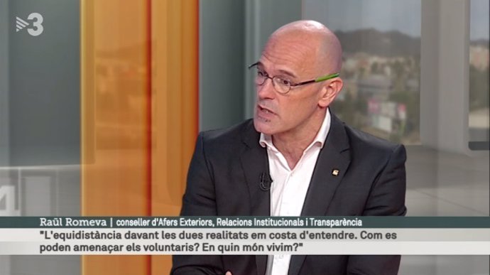 Entrevista a Raül Romeva en el 3/24