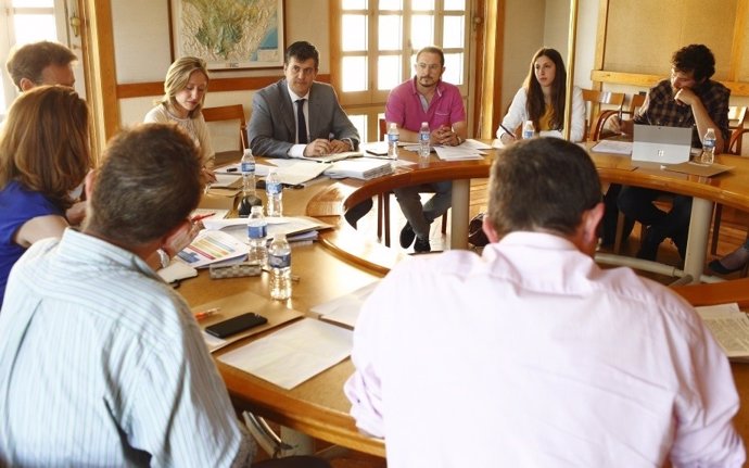 La directora general en la reunión