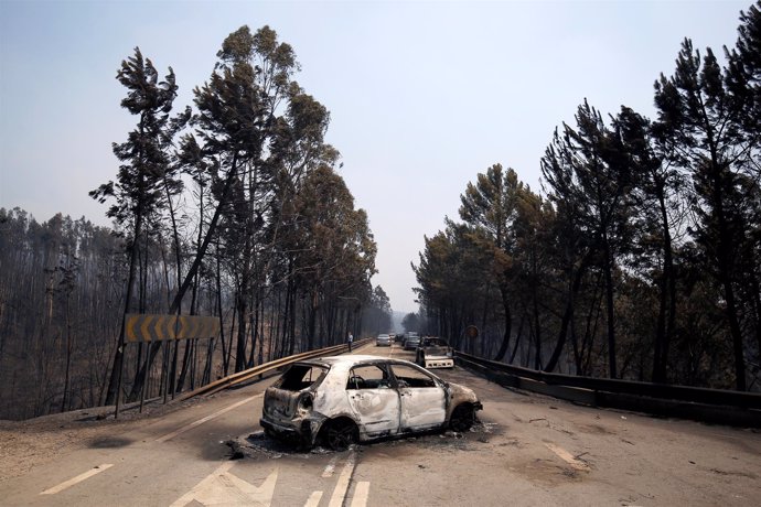 Incendio en Portugal