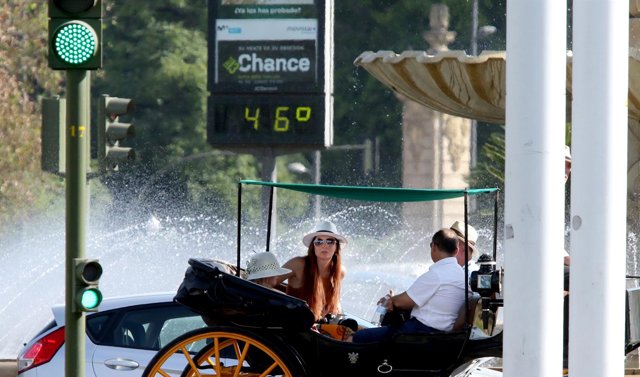 Ola de calor en Sevilla
