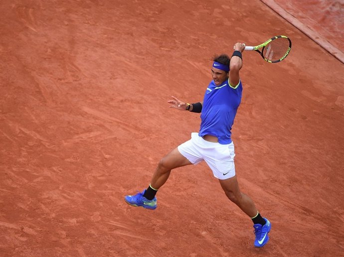 Rafa Nadal colpeja una pilota