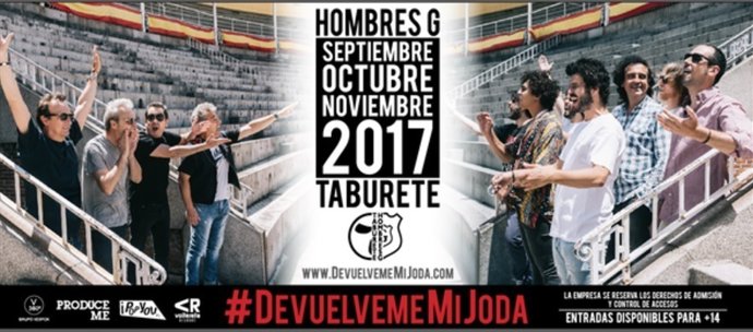 HOMBRES G Y TABURETE