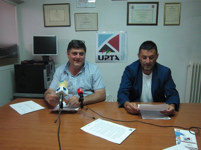 Javier Marzo y Eduardo Abad, en la rueda de prensa