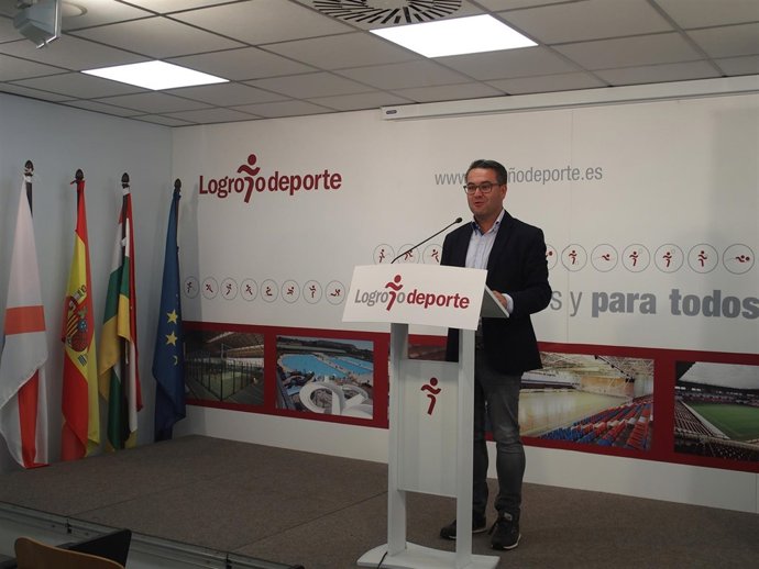 Merino, en la rueda de prensa     