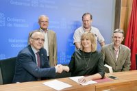 Gobierno de Navarra y Euskaltzaindia firman un convenio de colaboración para 2017 