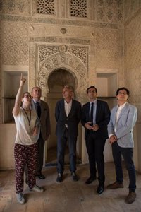 La restauración del Oratorio del Partal en la Alhambra recupera su imagen original del siglo XIV