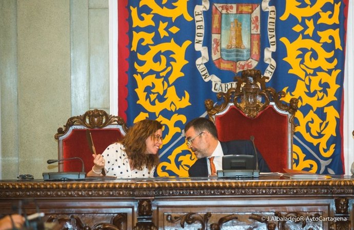 Pleno de renuncia de José López como alcalde de Cartagena