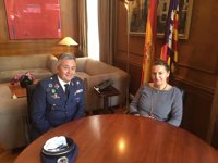 Salom agradece al jefe del Sector Aéreo de Palma el trabajo realizado ante su inminente cambio de destino
