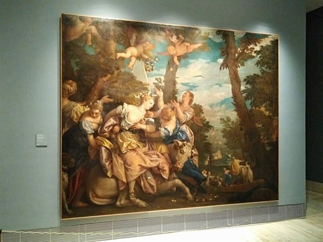 Quadre, Thyssen, El rapte d'europa, veronés, renaixement, Venècia