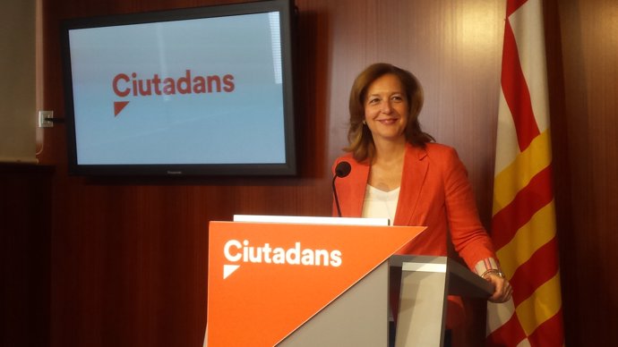 La líder d'Cs a l'Ajuntament de Barcelona, Carina Mejías