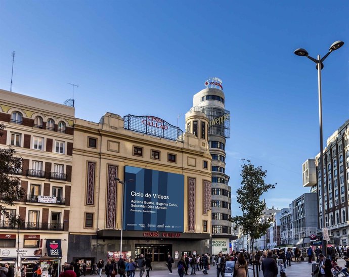 Artistas de ARCO exhiben su obra en las pantallas de los Cines Callao, en Madrid