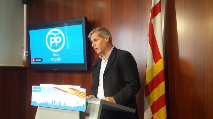 El líder del PP a Barcelona, Alberto Fernández