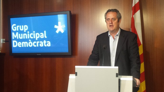 El portaveu del grup Demòcrata a Barcelona, Joaquim Forn
