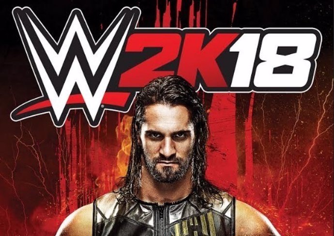 Seth Rollins en la portada de WWE 2K18