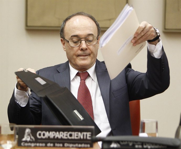 Luis María Linde, governador del Banc d'Espanya 
