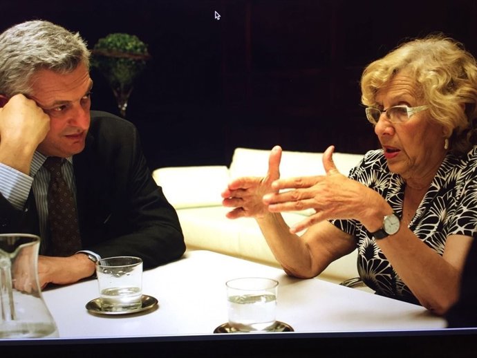 Filippo Grandi amb Carmena