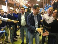Moreno (PP-A) dice que la moción de Bollullos (Huelva) es para "enderezar el rumbo" ante un "desgobierno"