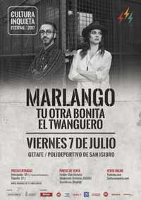Sorteamos entradas para el concierto de Marlango, Tu Otra Bonita y El Twanguero en el Festival Cultura Inquieta