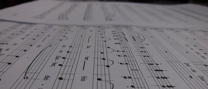 Imagen de archivo de una partitura