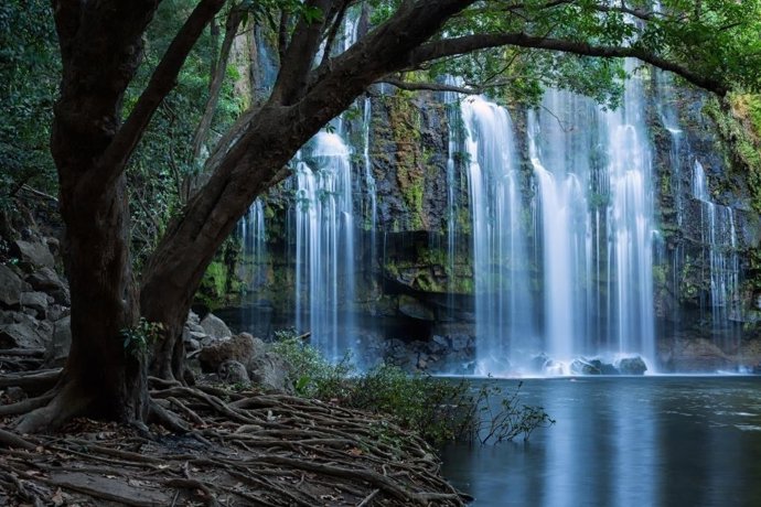 Cascada LLanos de Cortez en Costa Rica