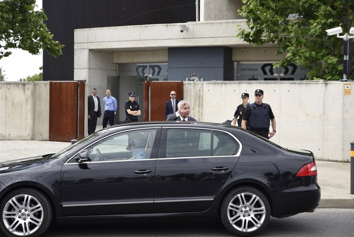 Javier Arenas sale de la Audiencia Nacional tras declarar por Gürtel