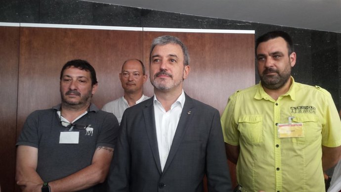 J.Collboni con miembros del comité de empresa de B:SM