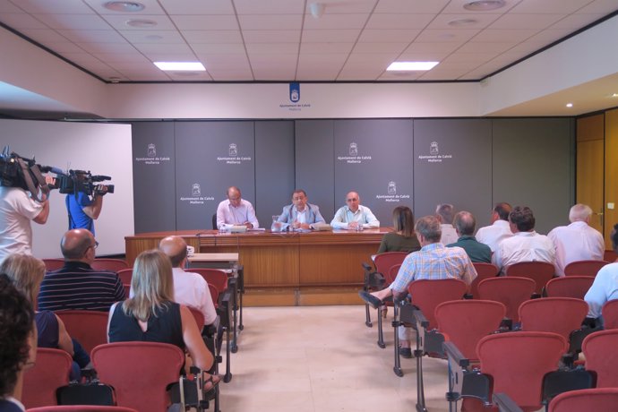 El alcalde de Calvià reunión con hoteleros                               