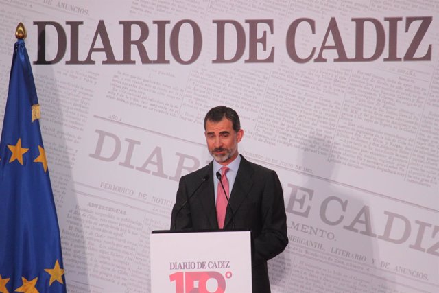 El Rey Felipe VI en el aniversario de Diario de Cádiz