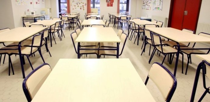 Un aula de un centro educativo 